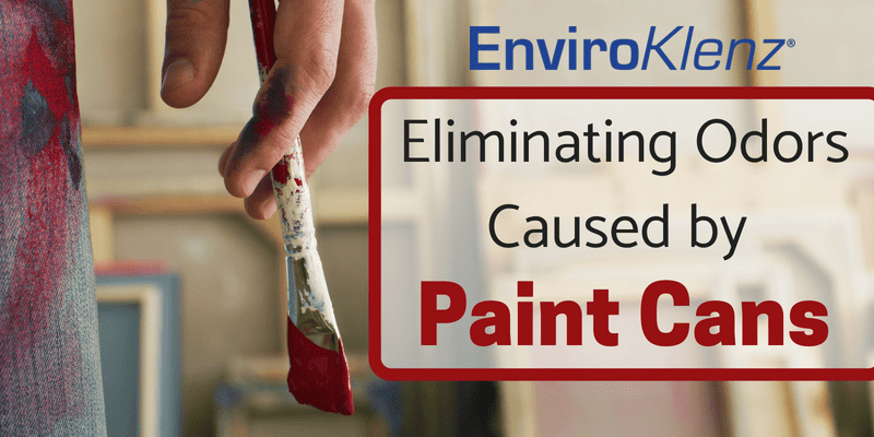 Eliminating Odors Caused by Paint Cans