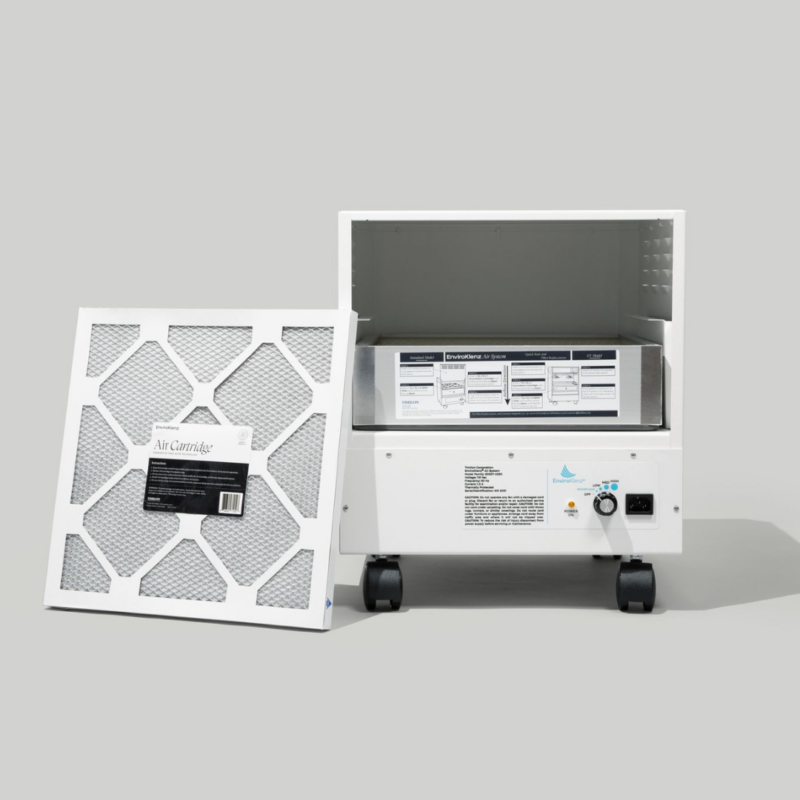 EnviroKlenz Air System + Air Quality Monitor Inside View